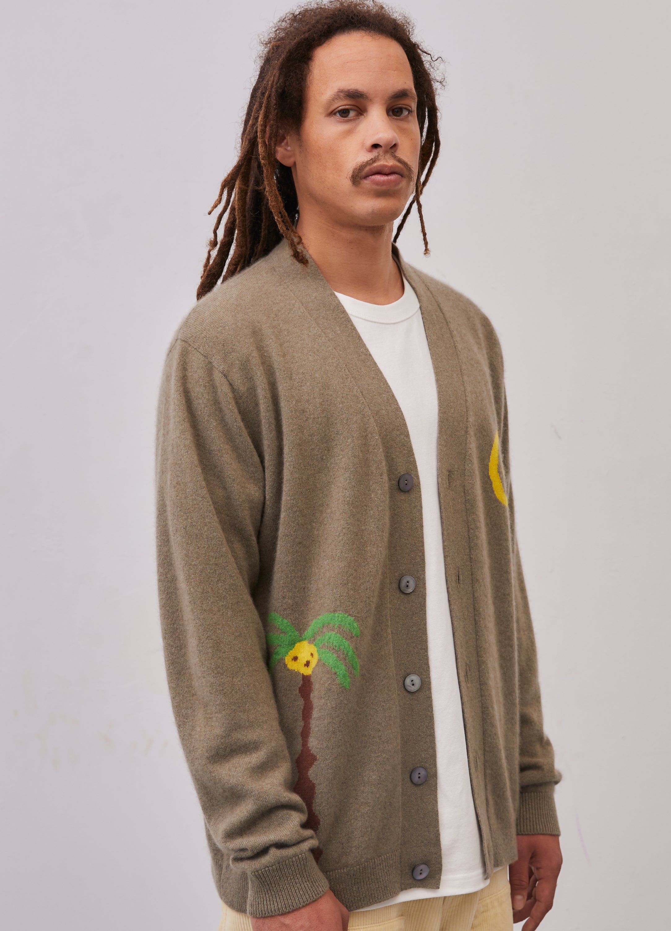 Model’s height 6’ 0". Model wears a size Large.