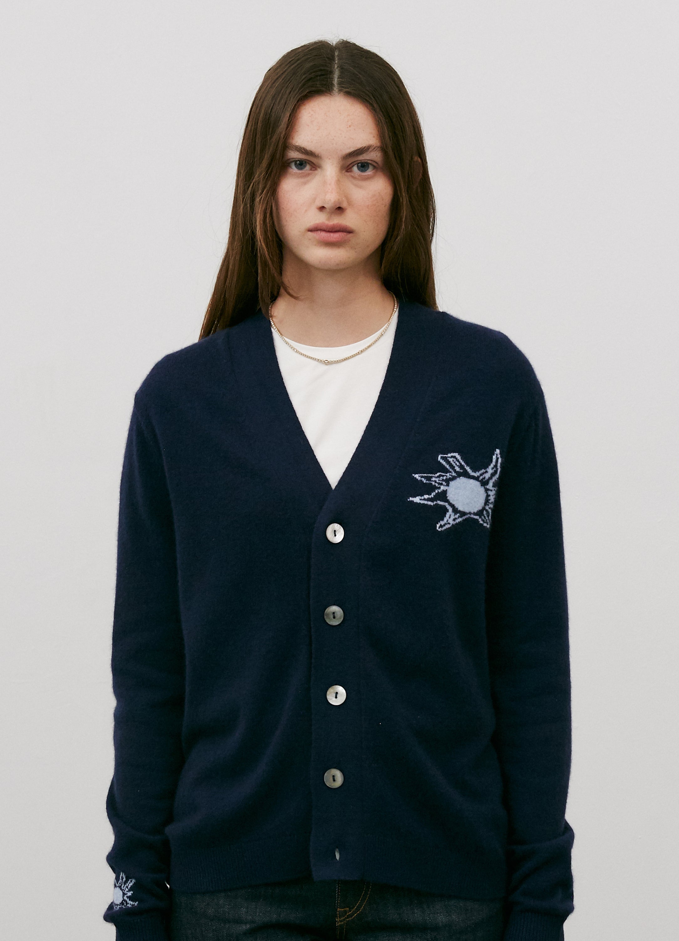Model’s height 5’ 10”. Model wears a size Extra Small